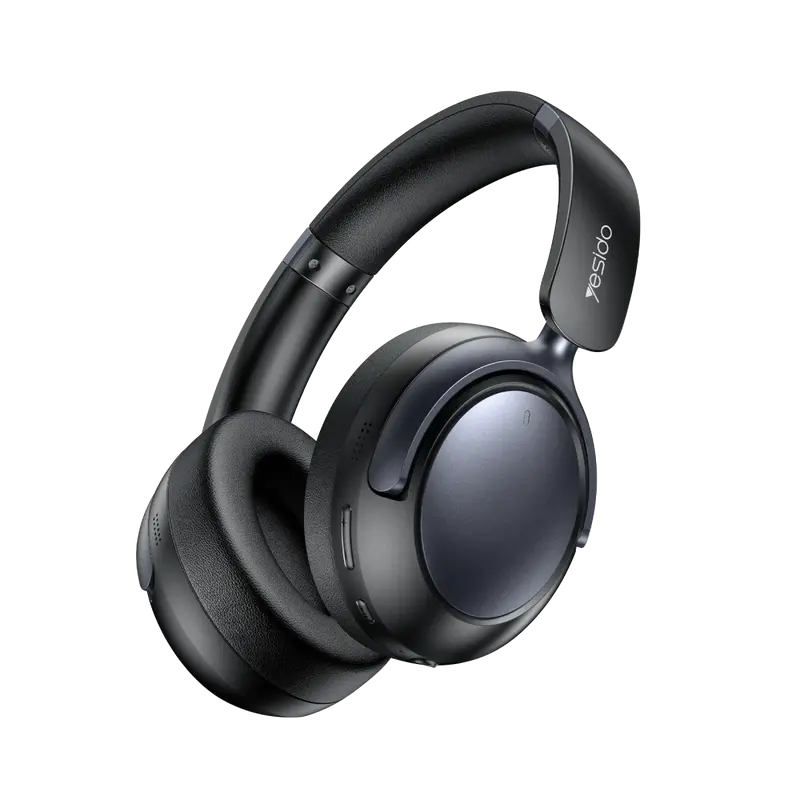 Yesido EP07 BT 5.3 Hibrit Aktif Gürültü Engelleyici Özellikli Kafaüstü Bluetooth Kulaklık - Siyah