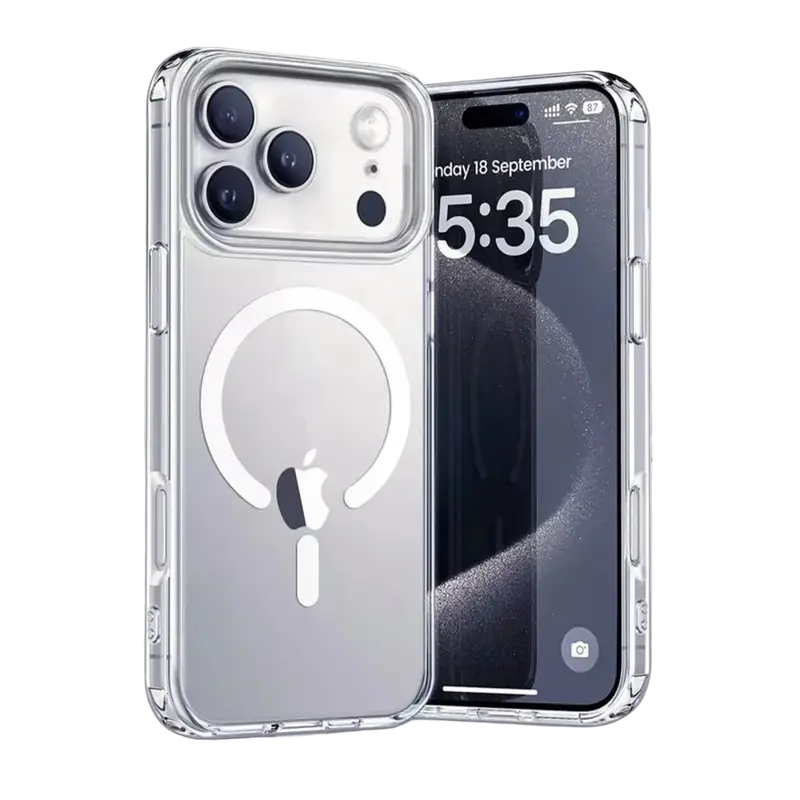 Yesido iPhone 17 Pro PC03 Ace Şeffaf Magsafe Kapak - Şeffaf