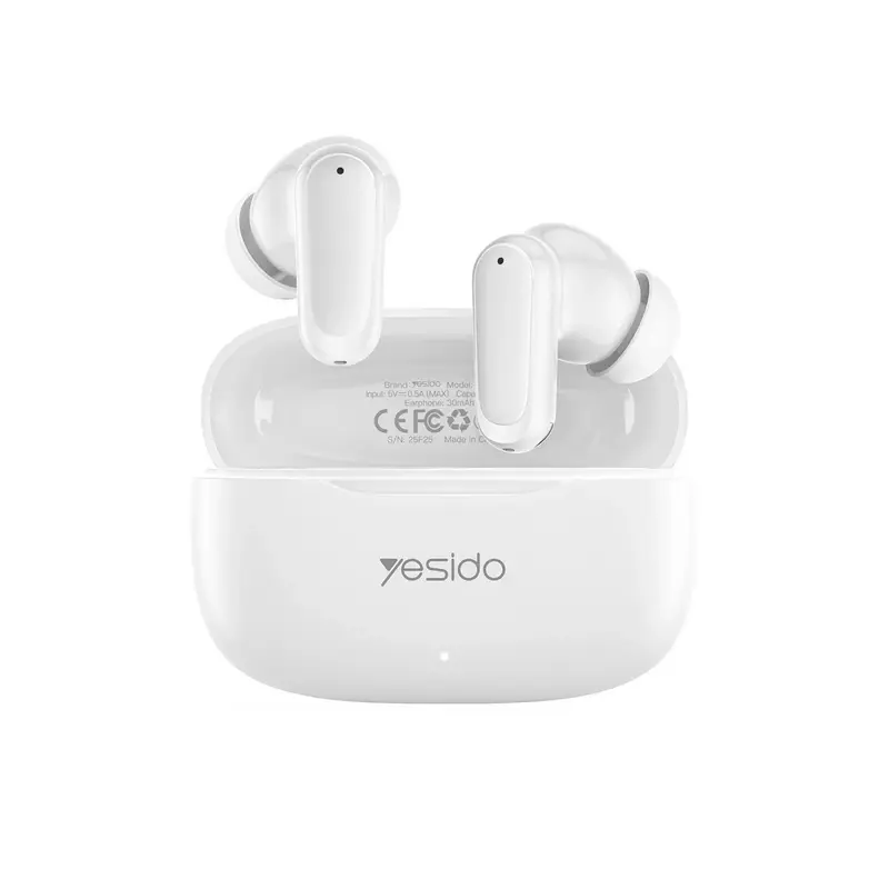 Yesido TWS38 BT 5.4 TWS Kablosuz Kulaklık - Beyaz