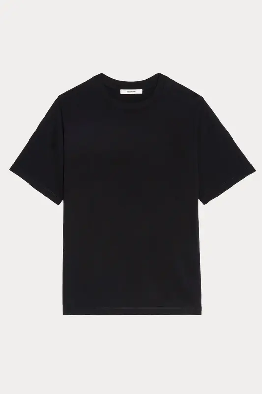 Zadig & Voltaire Relaxed Fit Sırtta Troklu Kuru Kafa Logolu T-shirt