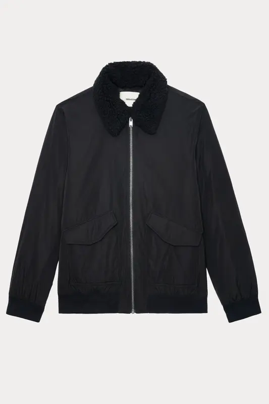 Zadig & Voltaire Yakası Kürklü Bomber Mont