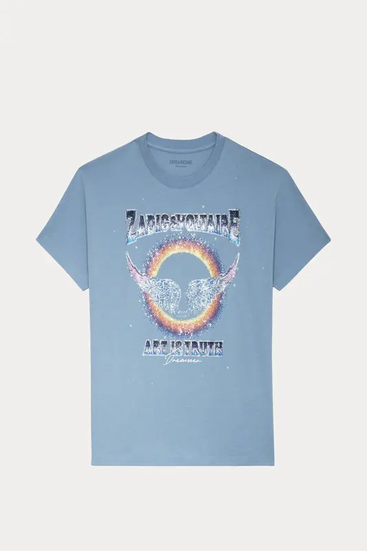 Zadig & Voltaire Yuvarlak Yaka Logolu T-shirt