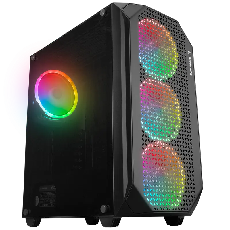 Zuko 600W 80+ Bronze Metal Panel Temper Cam Atx Mid-T Oyuncu Kasası-Siyah